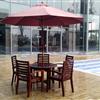 三亚酒店实木餐椅，度假广场休闲套椅，阳台实木座椅
